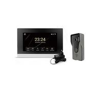Citofoni wireless per casa, Citofono del di videocitofono 1080P for campanello video intelligente wireless domestico con campanello cablato APP TUYA per casa, ufficio, ufficio(H-R6-P356B-M503BA)