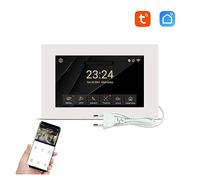 Citofoni wireless per casa, Wireless Smart Video Citofono 1080P Full Touch Screen con porta cablata Smart Phone che parla di sblocco con una sola chiave per casa, ufficio, ufficio(R6-M503WA-B)
