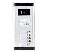 Citofoni wireless per la casa 700TVL di interfono impermeabile Videocitofono Videocamera for esterni Visione a infrarossi IR con pulsanti di chiamata multipli for appartamento/case(520C-5)