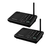 Citofoni wireless per la casa One Piece 5820Feet Range FM Wireless Home Intercom System for House Business Office Room To Room Communication Intercom System(WL666-2BK)
