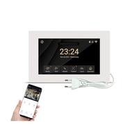 Citofoni wireless per la casa Wireless Smart Video Citofono 1080P Full Touch Screen con porta cablata Smart Phone che parla di sblocco con una sola chiave(R6-M503WA-B)