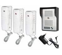 CITOFONO A PARETE CON 3 CORNETTE APRIPORTA CON TASTI INTERFONO CANCELLO RL-3203A