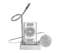 Citofono Bidirezionale per Finestra, Altoparlante Dedicato per Finestra, Supporta Microfono Esterno E Registrazione Esterna, Supporta Blocco Interno/Blocco Esterno E Volume Regolabile