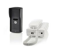 Citofono cablato con sblocco ed unità esterna IP44 - 2 fili - 220 volt