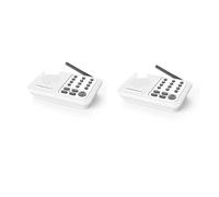 Citofono senza fili Citofoni, di interfono wireless for la casa, di interfono domestico a lungo raggio for ufficio, wireless bidirezionale da stanza a stanza(White -2 stations)