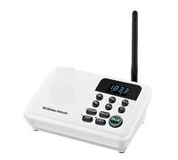 Citofono senza fili, di interfono wireless a lungo raggio da 1 miglio for la comunicazione tra uffici domestici e aziendali da una stanza all'altra(1 Unit White)