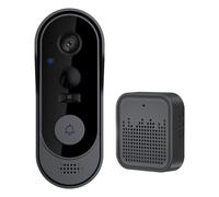 Citofono Telecamera Wireless Sensore di Sicurezza Monitor Storage Cloud | Campanello Video Telecamera Intelligente Avvisi Visitatori Notturni Casa Esterno
