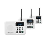 Citofono wireless per la casa di interfono domestico senza fili di un pezzo for gli uffici commerciali della casa Comunicazione intercom da stanza a stanza FM Portata 1 miglio 22 canali