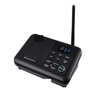 Citofono wireless per la casa di interfono wireless a lungo raggio da 1 miglio for la comunicazione tra uffici domestici e aziendali da una stanza all'altra.(1 Unit Black)