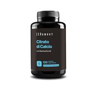 Citrato di Calcio 800mg con Vitamina D3, 120 Capsule | per prevenire i bassi livelli di calcio nel sangue | 100% Naturale, non OGM | di Zenement
