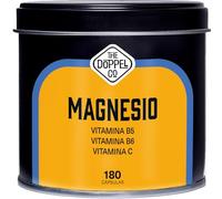 Citrato di Magnesio - 1500 mg + Vitamina C, B6, B5 Dosi Giornaliera - 180 Capsule - Magnesio Alta Biodisponibilità - Vitamine e Integratori Stanchezza - Articolazioni e Muscoli - Senza Plastica