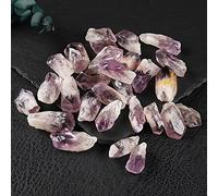 Citrino brasiliano naturale, ametista, esemplari di cristallo originali in pietra for la decorazione della casa, pietra for acquario decorazione della stanza (Color : Amethyst, Size : 50g)