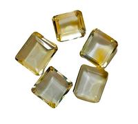 Citrino naturale al lotto all'ingrosso (Rs 75/carati) Forma quadrata di alta qualità Pietra preziosa sciolta per la rivendita di gioiellieri Crystal easing segno zodiacale astrologico Dhanu Rashi