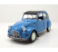 Citroen 2CV 6 Ente 1982 Blu Modellino 1:18 Solido