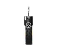 Citroen 4R Quattroerre.it Portachiavi Ufficiale Argento Compatibile, Logo New Nero