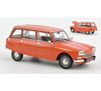 Norev Modellino auto scala 1:18 Citroën Ami 8 Break 1975 Arancione Tenere 181674