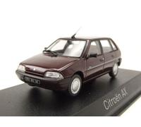 Citroen Ax Dieci 1992 Rosso Modellino Auto 1:43 Norev