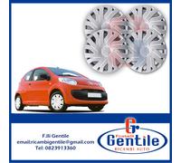 CITROEN C1 KIT 4 PZ BORCHIA COPPA RUOTA COPRICERCHIO DIAMETRO 14"
