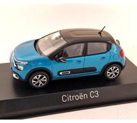 Citroen C3 Blu Metallizzato, 2020, NOREV 1:43, 155264