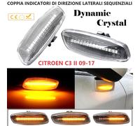 CITROEN C3 II 09-17 INDICATORI DI DIREZIONE LATERALI DINAMICI CRISTAL