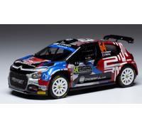 MODELLINO AUTO STATICO CITROEN C3 LEFEBVRE #54 RALLY MONTECARLO 2022 SCALA 1/43