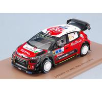 Citroen C3 Wrc #11 5th Rally Guanajuato Mexico 2018 S.loeb / D.elena 1:43 Model