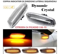 CITROEN C4 PICASSO I 06-15 INDICATORI DI DIREZIONE LATERALI DINAMICI CRISTAL