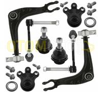 CITROEN C5 C6 KIT BRACCI DI SOSPENSIONE ASTA BIELLETTA TESTINA STERZO ANT 8 PZ