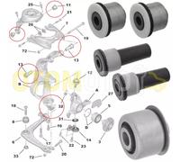 CITROËN C5 GIUNTO SILENTBLOCK SILENT BLOCK SUPPORTO PIVOT MOZZO ANTERIORE 5 PZ O
