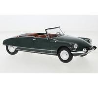Citroen DS 19 Cabriolet verde dal 1963 al 1/24 di IXO WhiteBox WB124180