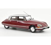 CITROEN DS 23 PALLAS 1972 GRENADE RED AND SILVER 1:43 NOREV 158078