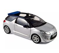 Citroen DS 3 Cabrio, Argento Metallizzato, 1:18, NOREV