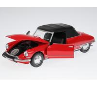 Citroen DS convertibile chiarorot Softtop modello di auto 22506 Welly 1:24