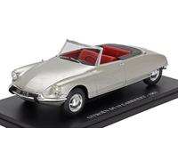 CITROEN - DS19 CABRIOLET del 1963 grigio argento a 1/24 di IXO per Hachette