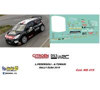 CITROEN DS3 WRC - PEDERSOLI - Rally ELBA 2019