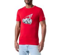 CITROËN O103083-R000 T-Shirt Mehari Disegno a Stampa Larga & Logo sullaica C24S Uomo Red Taglia M