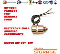CITROEN PEUGEOT FIAT RENAULT ELETTROVALVOLA ARRESTO CARBURANTE 12V NUOVO XD1207