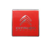 CITROËN Racing Adesivo 3D Logo, Rosso, 52 mm