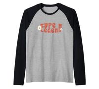 Citroën Type H Legend Van Anni '70 Hippy Flowers Retro Maglia con Maniche Raglan