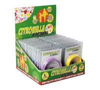 Citronella & Flowers, Espositore da banco 26 pz braccialetti antizanzare prof...
