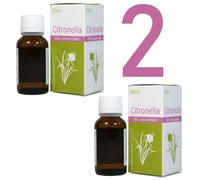 Citronella olio essenziale purissimo - 2 confezioni da 20ml (tot 40ml)
