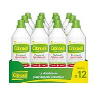 Citrosil Home Protection - Detergente Liquido Pulisci Pavimenti Disinfettante con Vere Essenze di Limone, 900 ml x 12 Confezioni