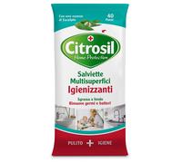 Citrosil Home Protection Salviette Superfici Igienizzanti Eucalipto, 40 Pezzi