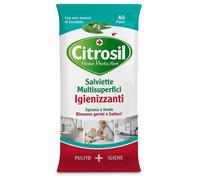 Citrosil Home Protection Salviette Superfici Igienizzanti Eucalipto, 40 Pezzi
