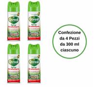 Citrosil Spray Disinfettante agli Agrumi Confezione 4 Pezzi da 300 ml