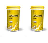 Citrosodina Classica in Granuli Effervescente Digestivo Rinfrescante per Digestione Difficile con Acido Citrico e Bicarbonato di Sodio, Barattolo 150g (Confezione da 2)