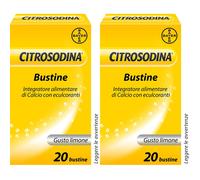 Citrosodina Effervescente Digestivo con Calcio Bustine Limone 2x20 g B