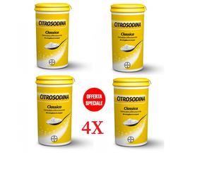 CITROSODINA GRANULARE EFFERVESCENTE INTEGRATORE ALIMENTARE 150G (4 PEZZI)