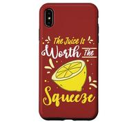 Citrus Citrus Citrus The Juice Is Worth The Squeeze Lemonade Custodia per iPhone XS Max
