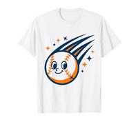 Citrus Comet Baseball per Bambini Bambini Bambini Ragazzi Tweens Giovani Maglietta